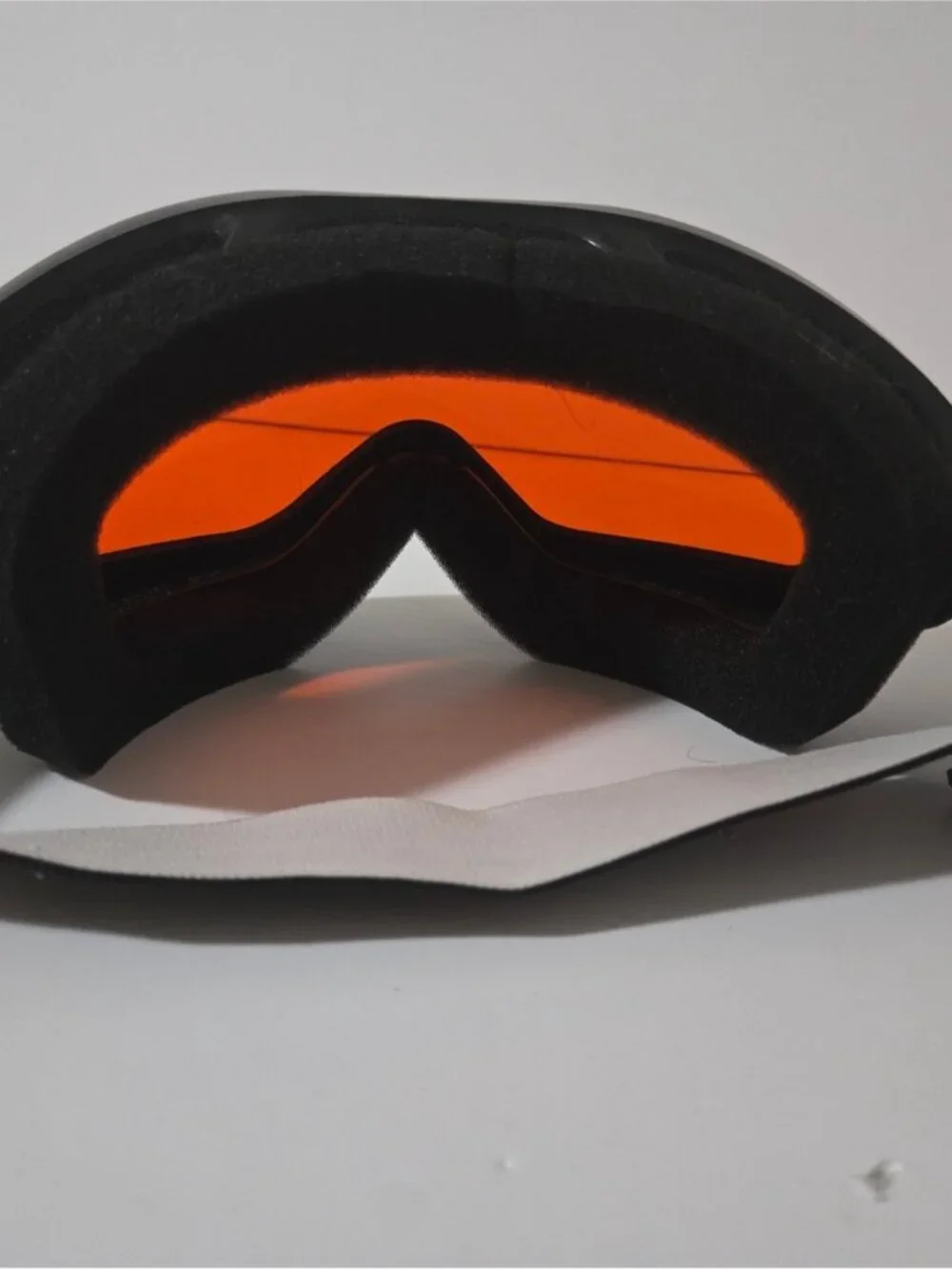 Bollé Ski Snowboard Goggles Orange Tint Lens Black Frame Adjustable Strap